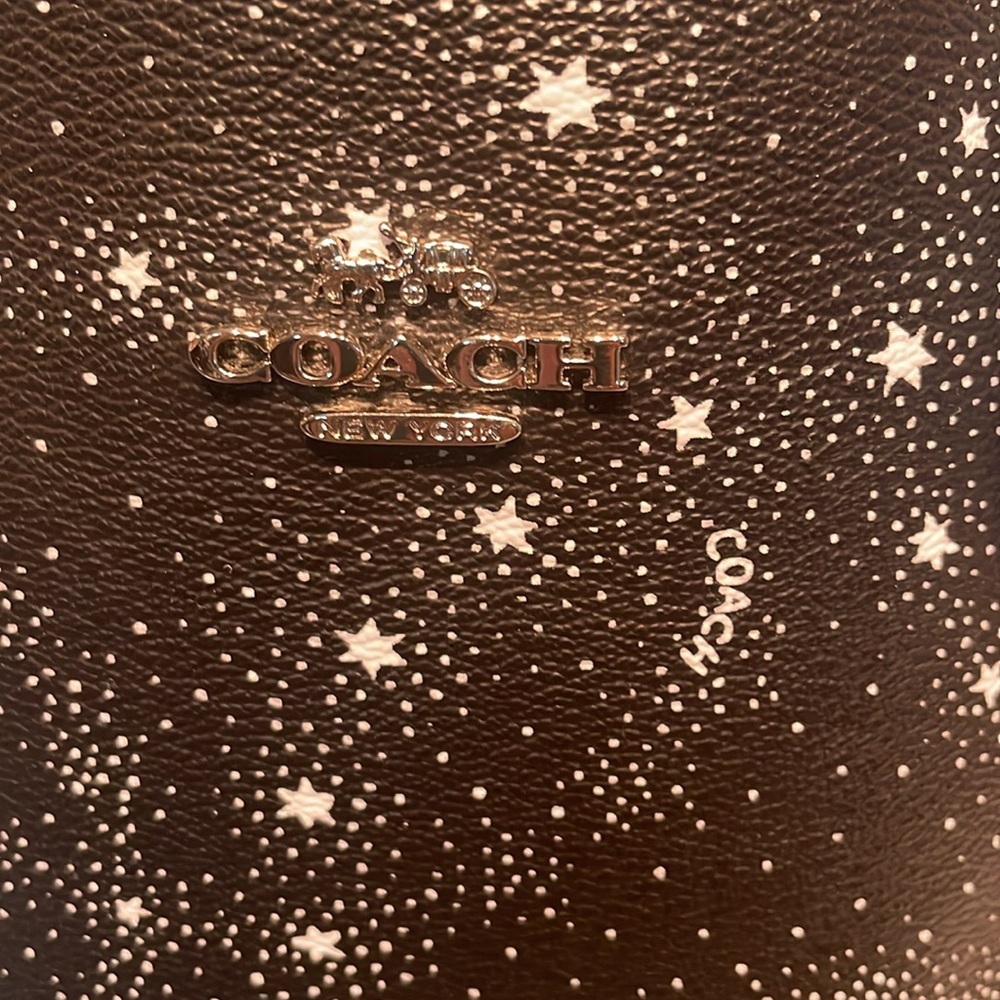 Coach NWT Celestial Reversible Leather Tote & Pouch Set MSRP $350 - Picture 2 of 10